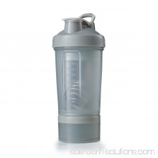 BlenderBottle 22oz ProStak Shaker with 2 Jars, a Wire Whisk BlenderBall and Carrying Loop FC Cyan 567270554
